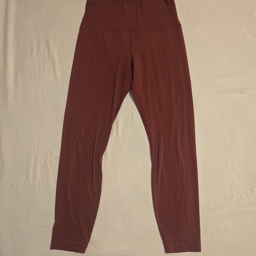 Lululemon Align High Rise Maroon Leggings Women's Size 8